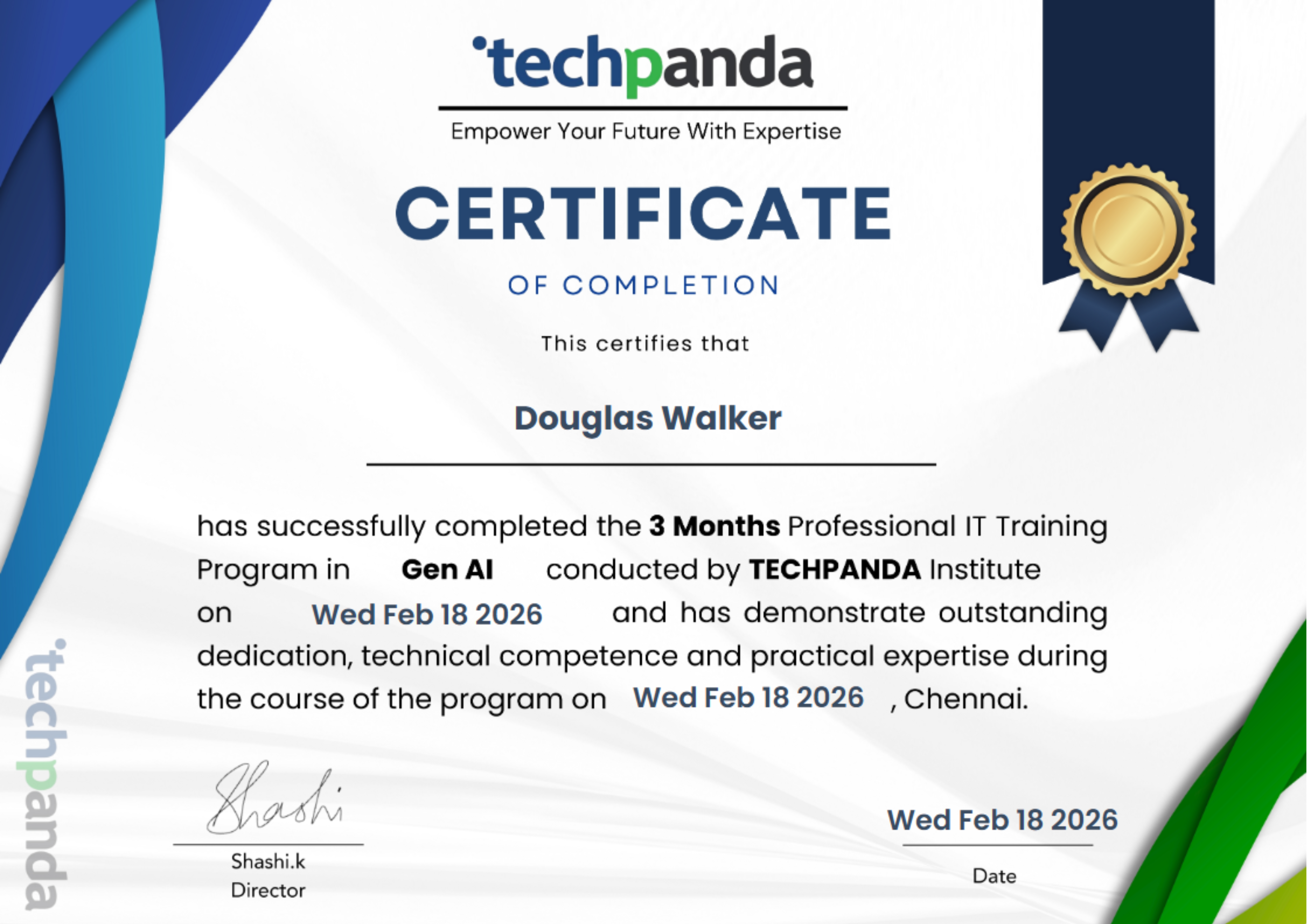 Scan QR Code for TechPanda Certificate Verification